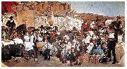Joaquin Sorolla Y Bastida Castilla o La fiesta del pan Spain oil painting artist